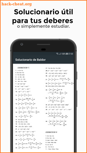 Solucionario de Baldor 📚😎🔥 screenshot