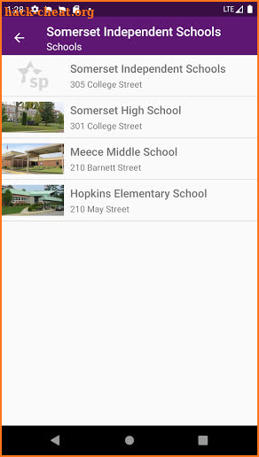 Somerset Independent Schools screenshot