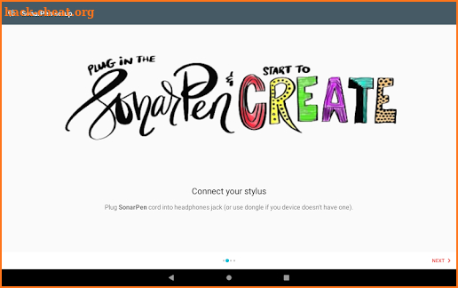 SonarPen stylus driver for ArtFlow screenshot