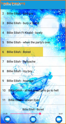 Songs Billie Eilish - Offline screenshot