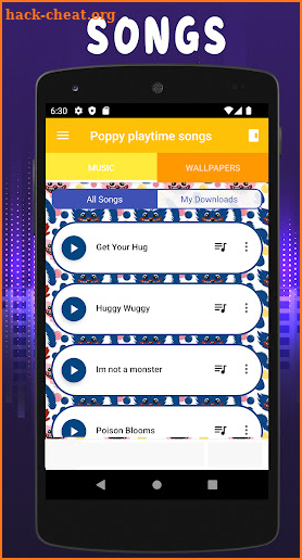 Songs for huggy wuggy screenshot