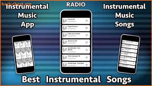 Songs instrumental music app screenshot