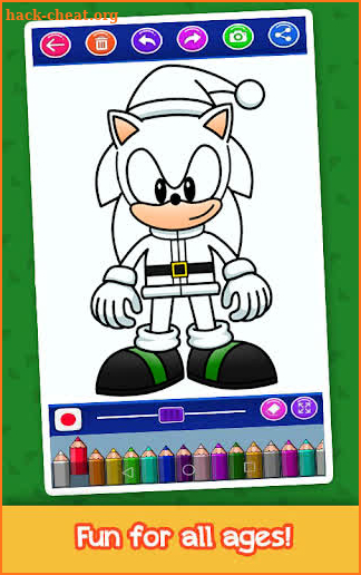 Soni Coloring Hedgehog HD Boom screenshot