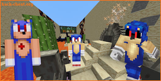 Sonic EXE Skin for Minecraft screenshot