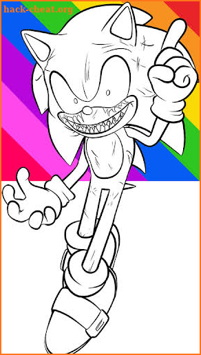 Sonic Hedgehog Coloring Book screenshot