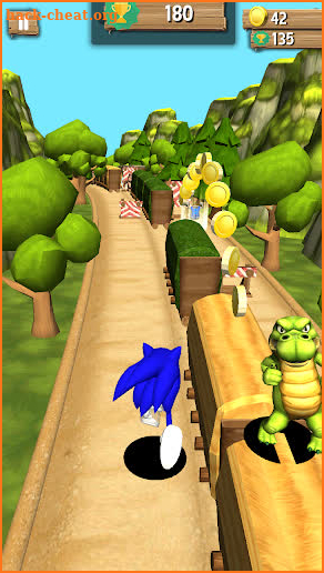 Sonic Jungle Crash Run screenshot