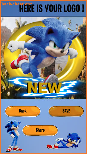 Sonic Movie Avatar Maker screenshot