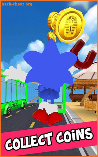 sonic subway : jump rush run in adventure jungle screenshot