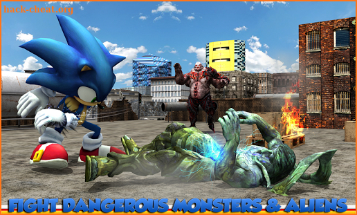 Sonic Superhero Fighter screenshot