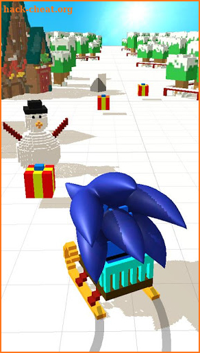 Sonic Xmas Slide: Hedgehog Dash Classic Adventure screenshot