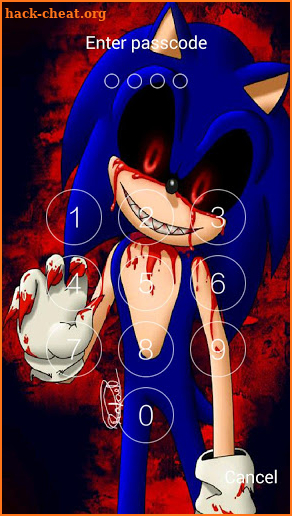 Sonic.exe Lock Screen HD screenshot