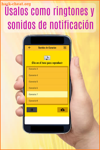 Sonidos de Canarios, cantos y tonos screenshot