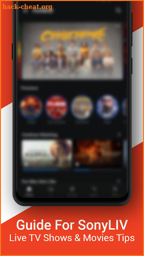 SonyLIV - Live TV Shows & Movies Tips screenshot