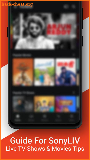 SonyLIV - Live TV Shows & Movies Tips screenshot