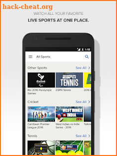 SonyLIV–LIVE Cricket TV Movies screenshot