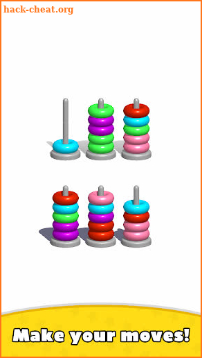 Sort Hoop Stack Color 3D screenshot