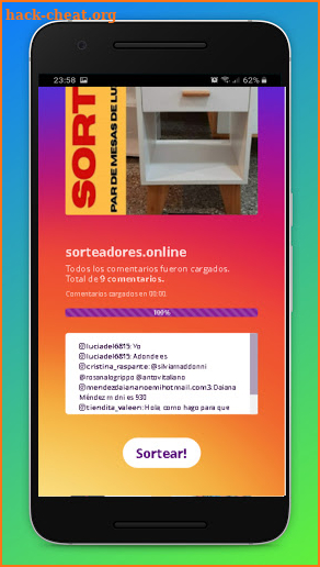 Sorteadores.Online, sorteos para instagram screenshot