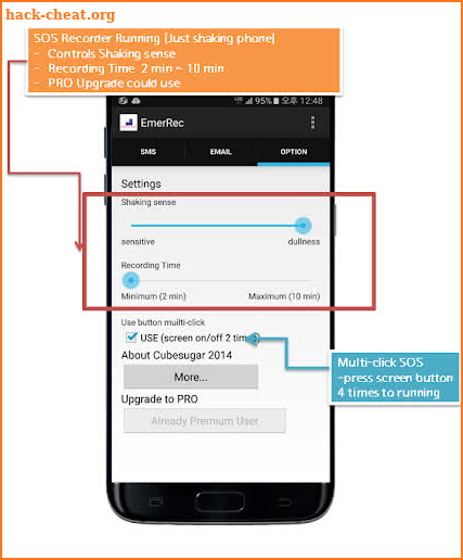 SOS Recorder :emergency alerts screenshot