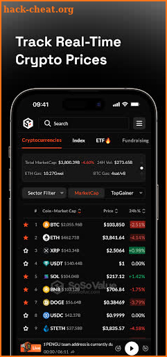 SoSoValue: Crypto Tracker screenshot