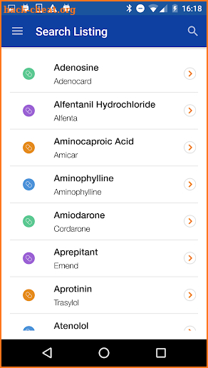 Sota Omoigui's Anesthesia Drugs Handbook screenshot