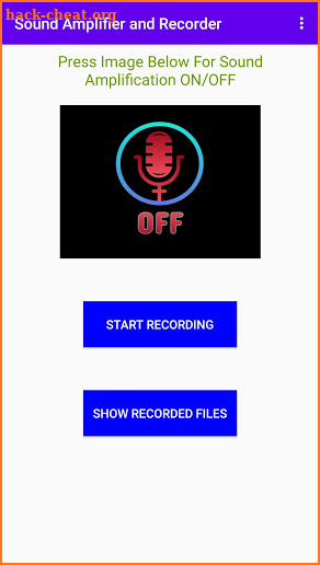 Sound Amplifier and Recorder screenshot