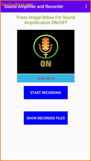 Sound Amplifier and Recorder screenshot