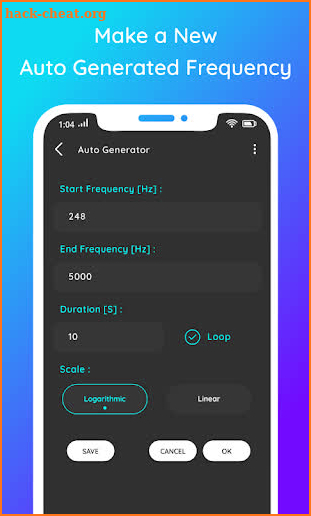 Sound Frequency Creator screenshot