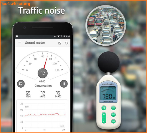 Sound Meter - Decibel meter & Noise meter screenshot