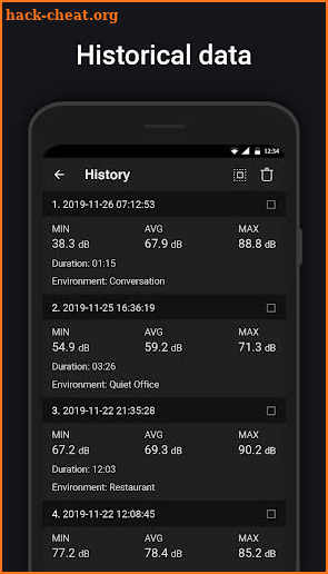 Sound Meter : SPL meter, dB meter, noise meter screenshot