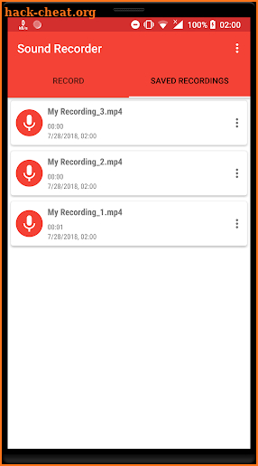 Sound Recorder screenshot