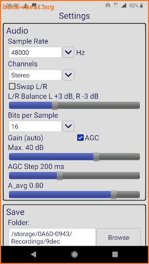 Sound Recorder Pro screenshot