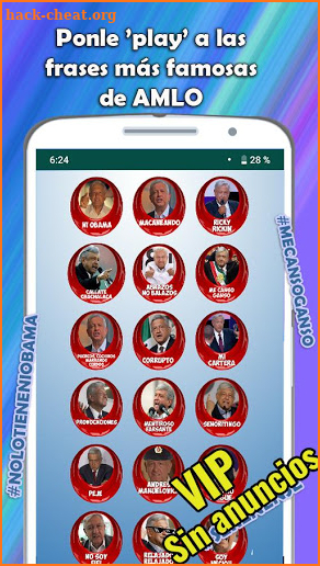 Soundboard Frases AMLO - VIP (SIN ANUNCIOS) screenshot