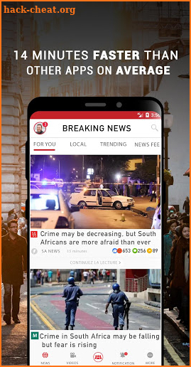 South Africa Breaking News screenshot