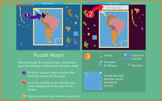 South America - Montessori Geography screenshot