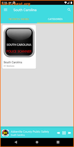 South Carolina Police, Fire and EMS radios screenshot