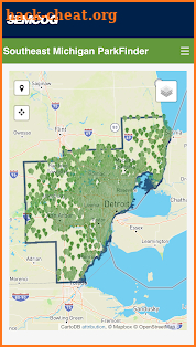 Southeast Michigan ParkFinder screenshot