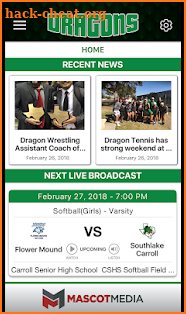 Southlake Carroll Dragons Athletics screenshot