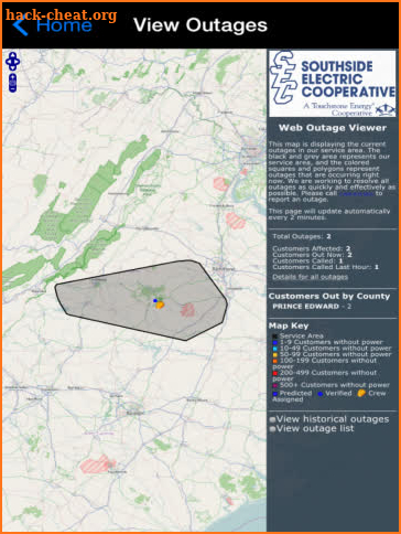 Southside Electric Cooperative screenshot