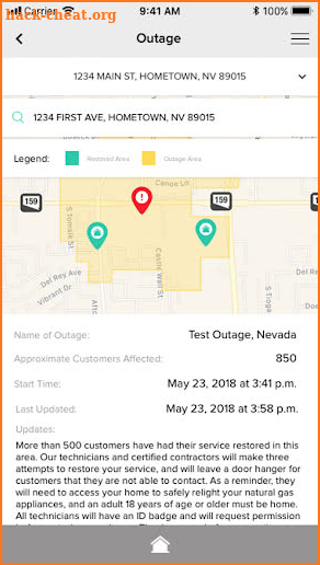 Southwest Gas screenshot