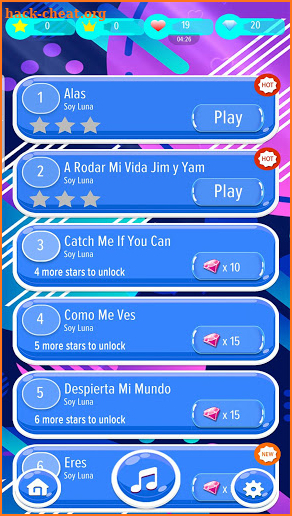 Soy Luna Piano Magic Games screenshot