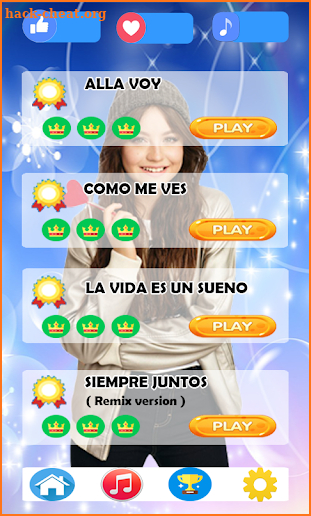 Soy Luna Tiles Piano Game screenshot