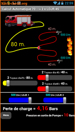 SP Perte De Charge screenshot