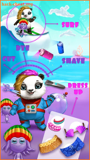 Space Animal Hair Salon - Cosmic Pets Makeover screenshot