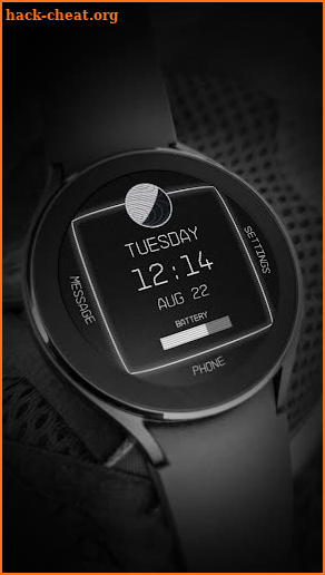 Space Minimal Watch Face screenshot