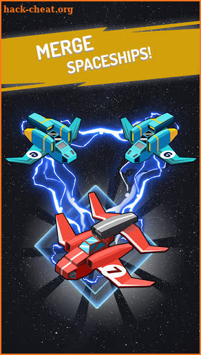 Spaceship Defender - Merge & Shoot screenshot