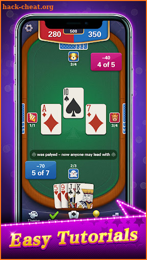 Spades Card Game Pokerist screenshot