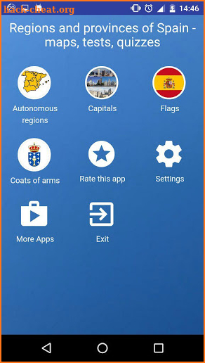Spain Regions: Flags, Capitals and Maps screenshot