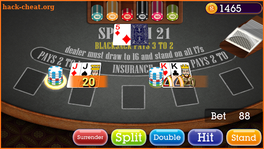 Spanish Blackjack 21 screenshot