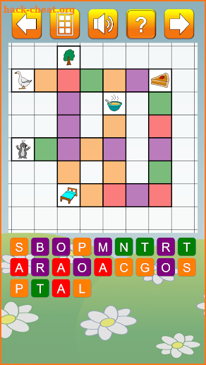 Spanish Crosswords for Kids screenshot