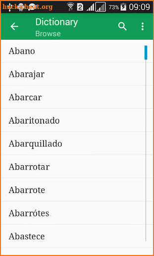 Spanish Dictionary Offline screenshot